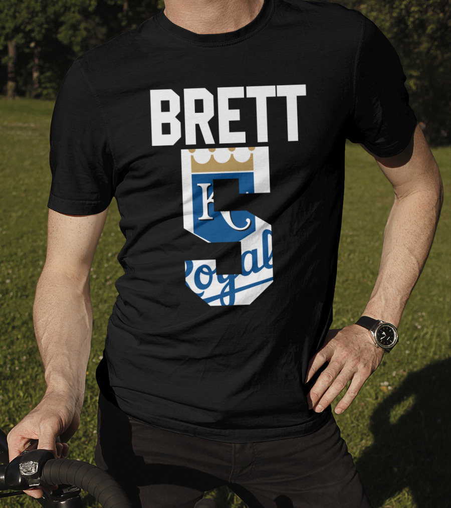 George Brett Kansas City Royals Number 5 KC Royals T-Shirt