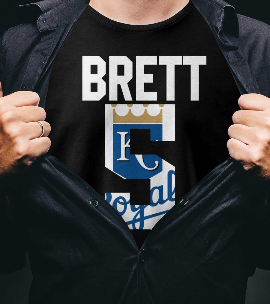 George Brett Kansas City Royals Number 5 KC Royals T-Shirt