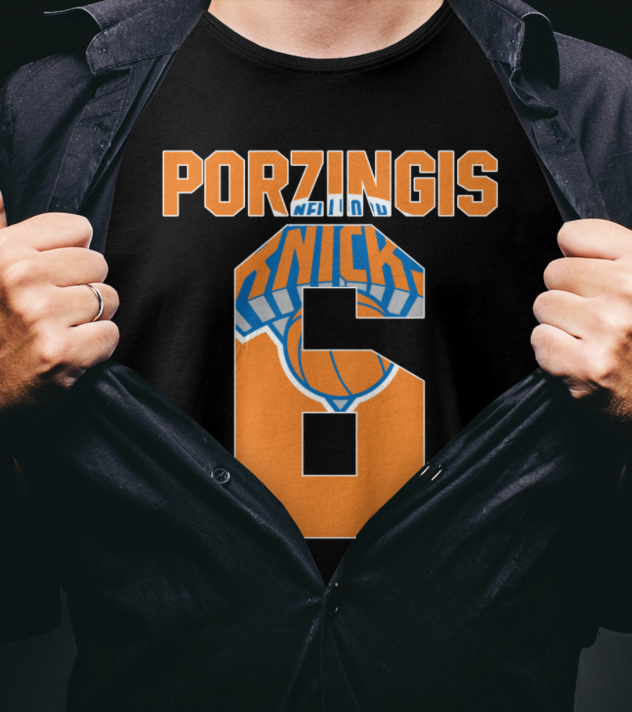 Porzingis New York Knicks Nba T-Shirt