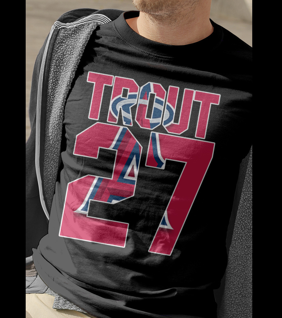 Trout 27 Los Angeles Angels T-Shirt