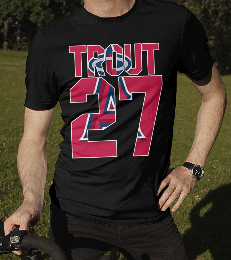 Trout 27 Los Angeles Angels T-Shirt