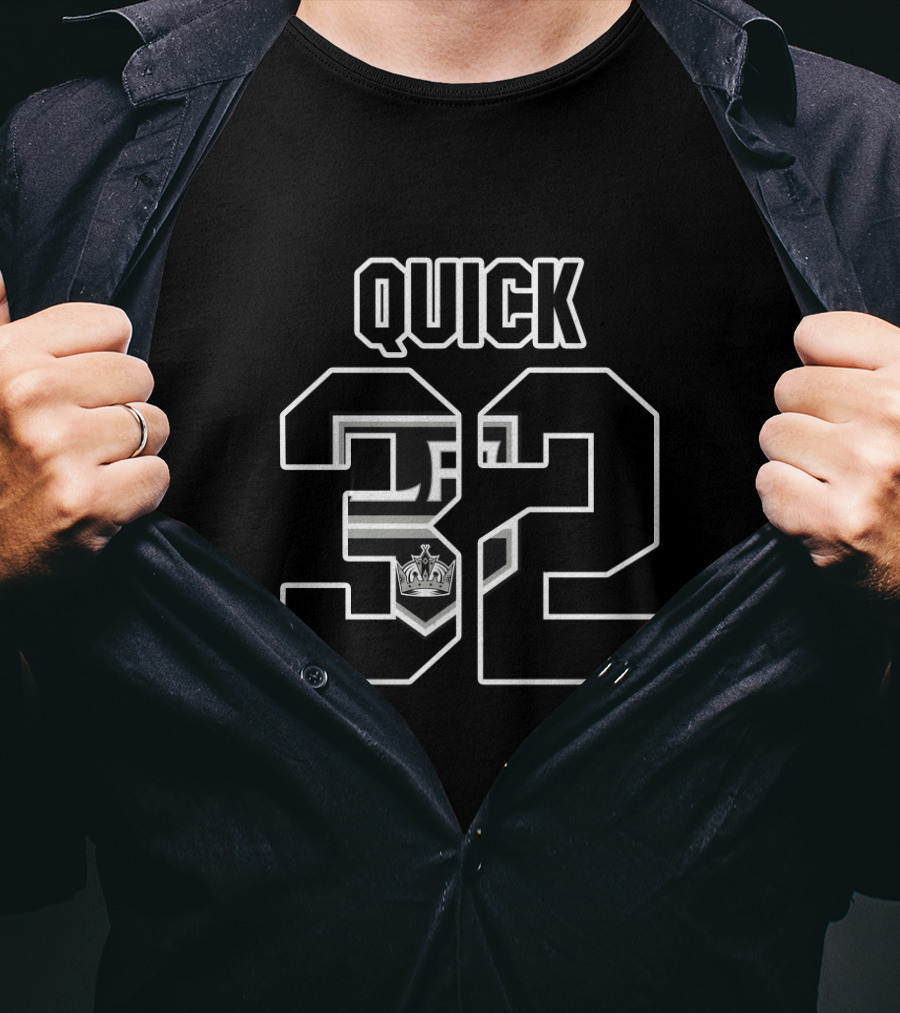 Quick 32 Los Angeles Kings NHL Jonathan Quick T-Shirt