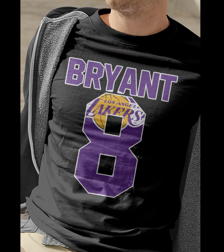 Bryant 8 Los Angeles Lakers Basketball T-Shirt