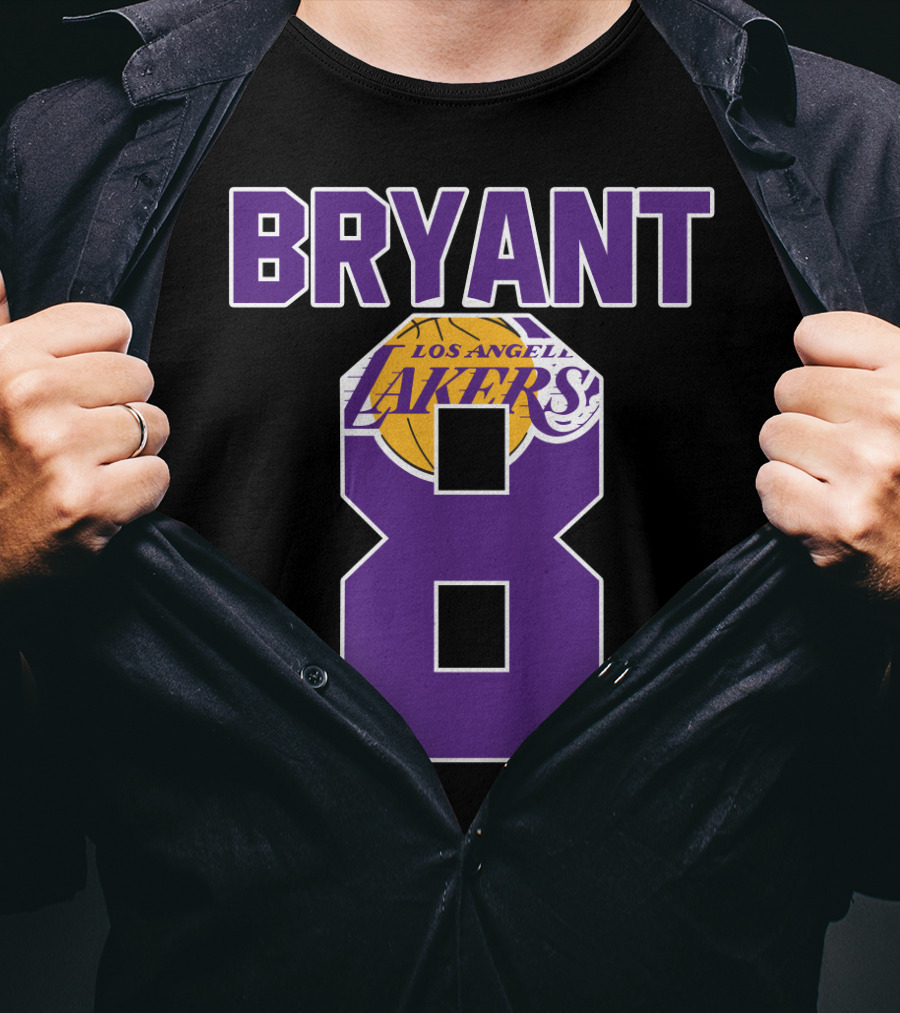 Bryant 8 Los Angeles Lakers Basketball T-Shirt
