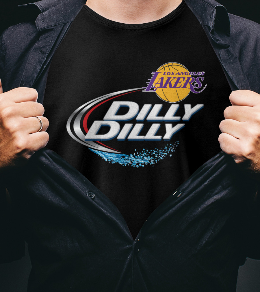 Los Angeles Lakers Dilly Dilly Fan Celebration Basketball T-Shirt