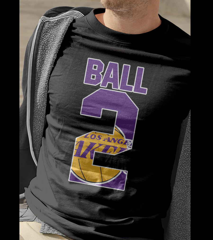 Los Angeles Lakers Lonzo Ball 2 T-Shirt