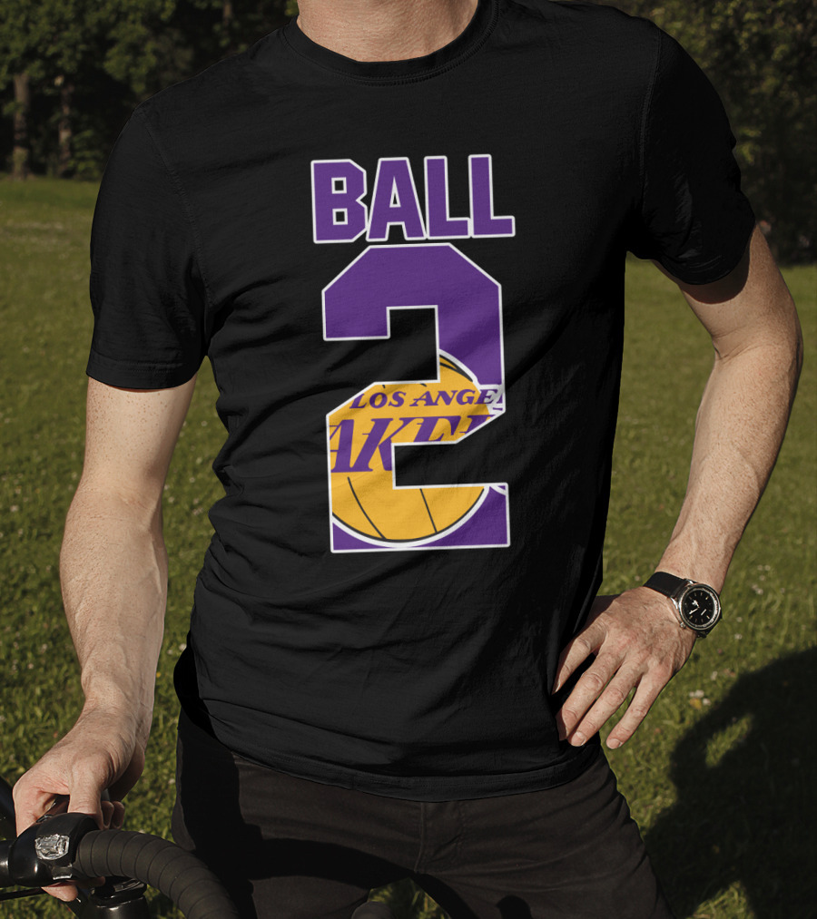 Los Angeles Lakers Lonzo Ball 2 T-Shirt