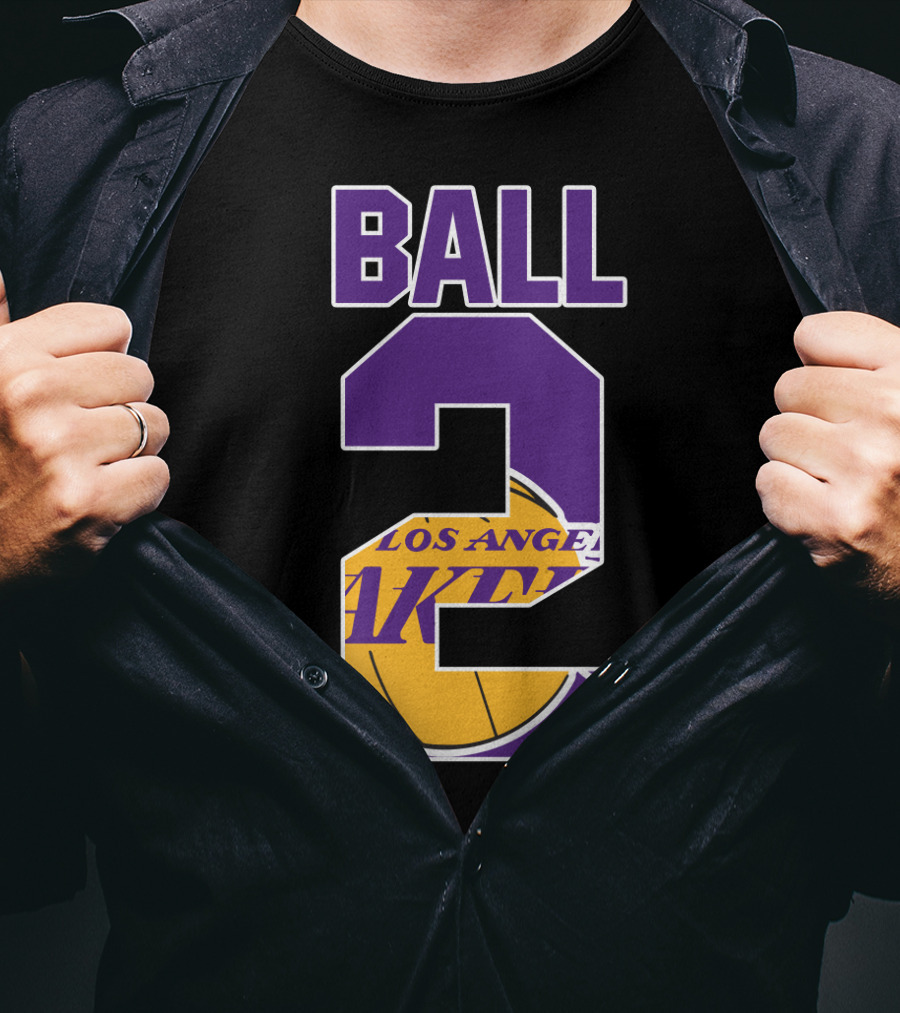 Los Angeles Lakers Lonzo Ball 2 T-Shirt