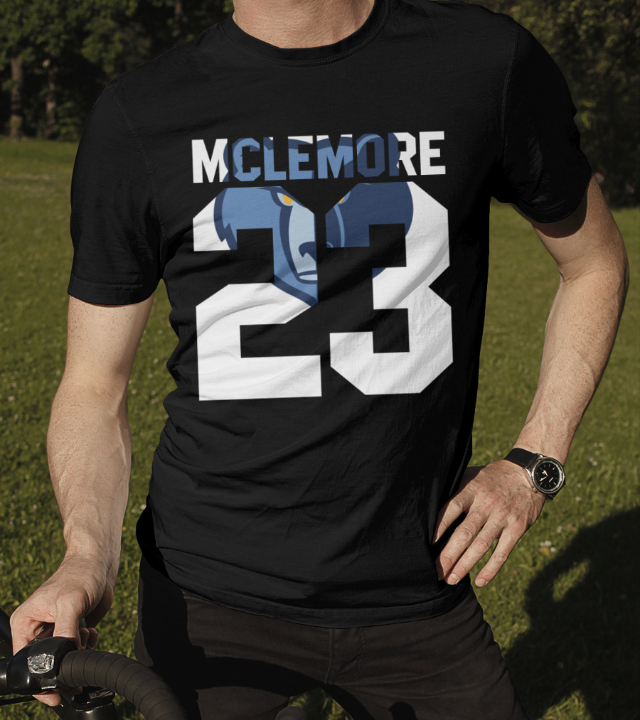 Memphis Grizzlies Ben Mclemore 23 Number T-Shirt
