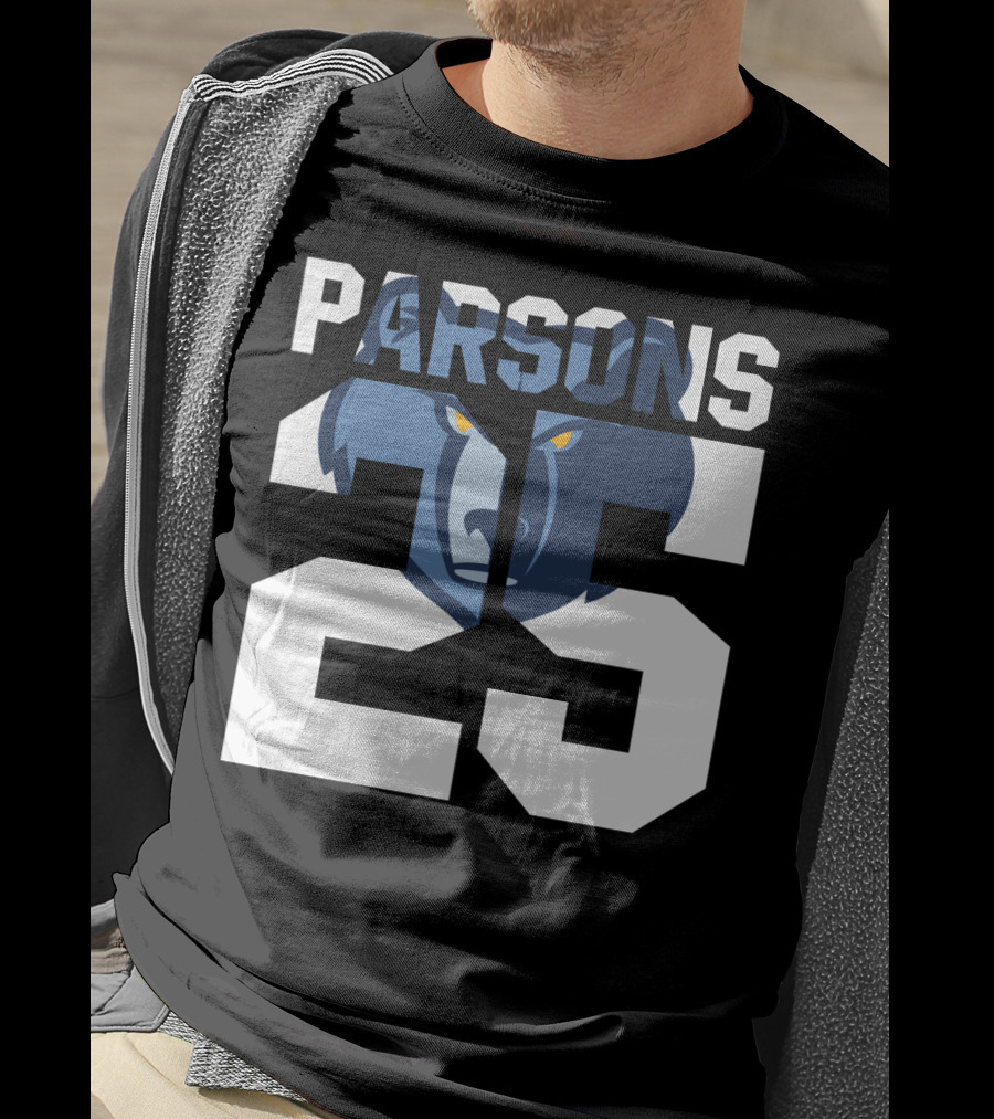 Parsons 25 Memphis Grizzlies Bear T-Shirt