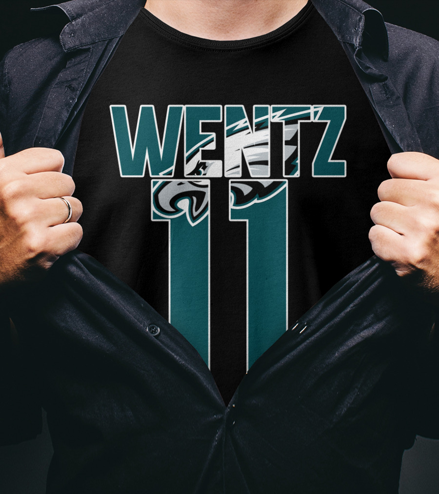 Wentz 11 Philadelphia Eagles T-Shirt