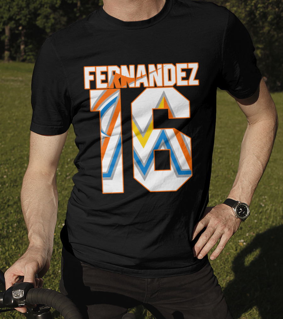 Fernandez 16 Miami Marlins T-Shirt