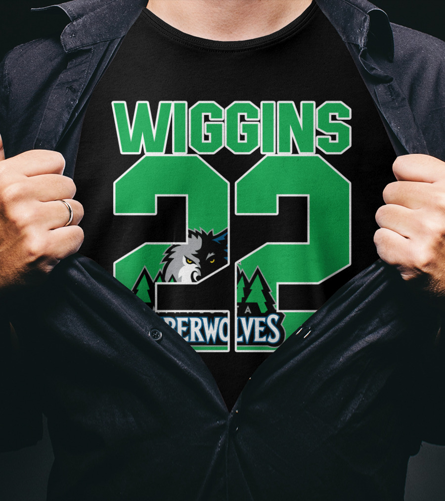 Wiggins 22 Minnesota Timberwolves T-Shirt