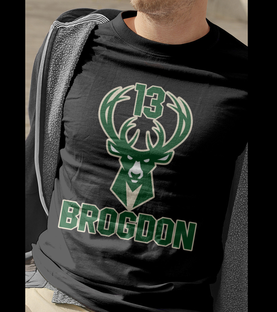 Milwaukee Bucks 13 Brogdon T-Shirt