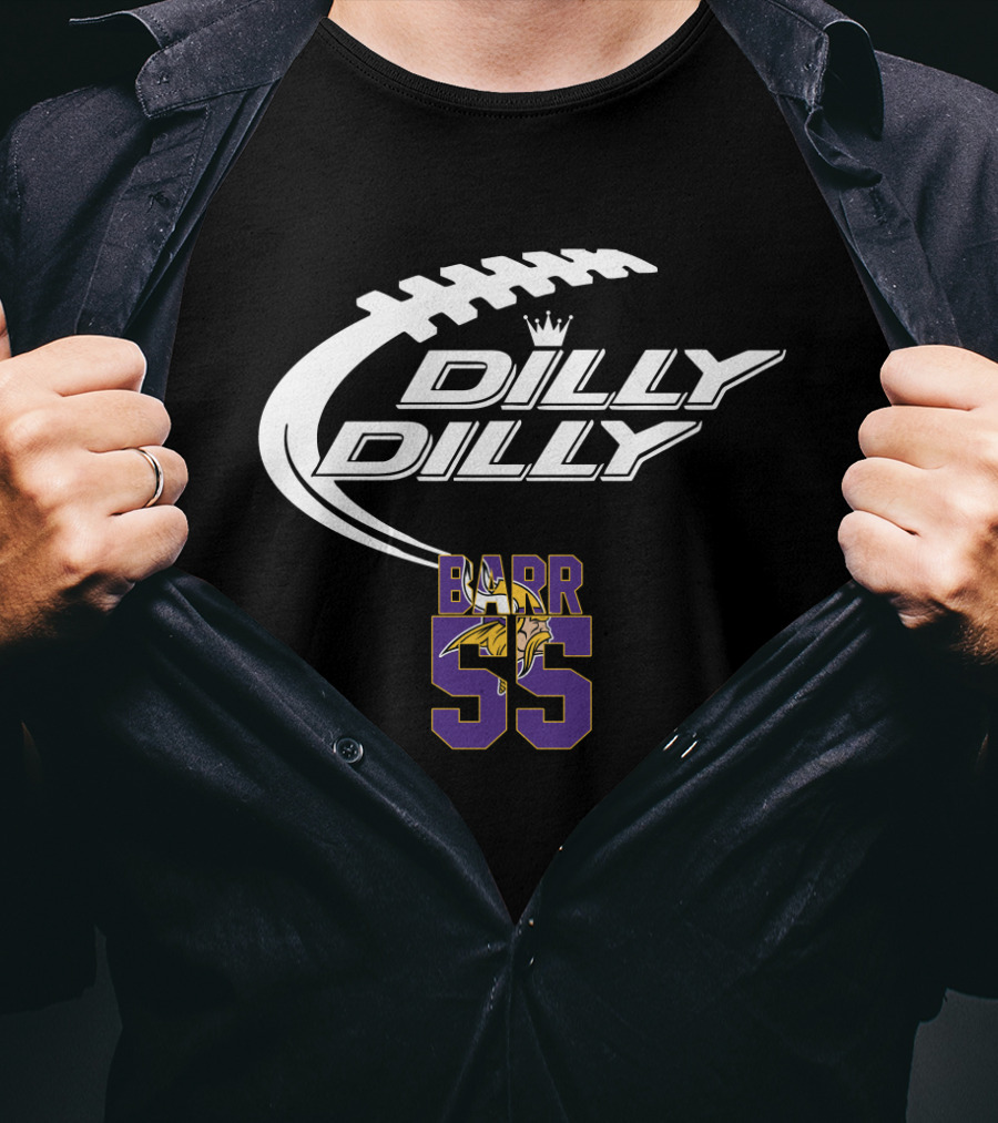 Minnesota Vikings Dilly Dilly Anthony Barr 55 Football T-Shirt