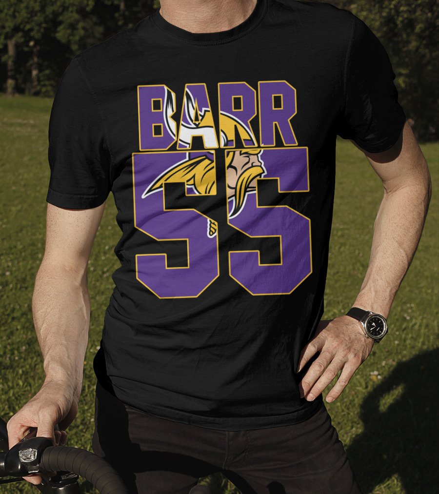 Minnesota Vikings Anthony Barr 55 Jersey With Viking T-Shirt