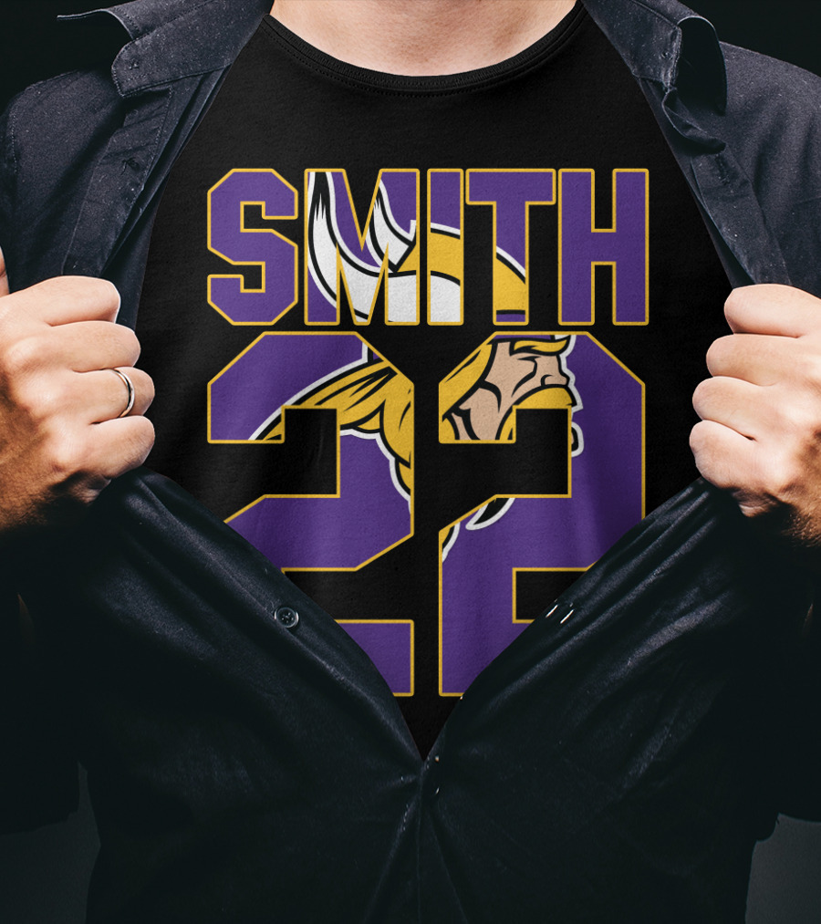 Minnesota Vikings Smith 22 Jersey T-Shirt