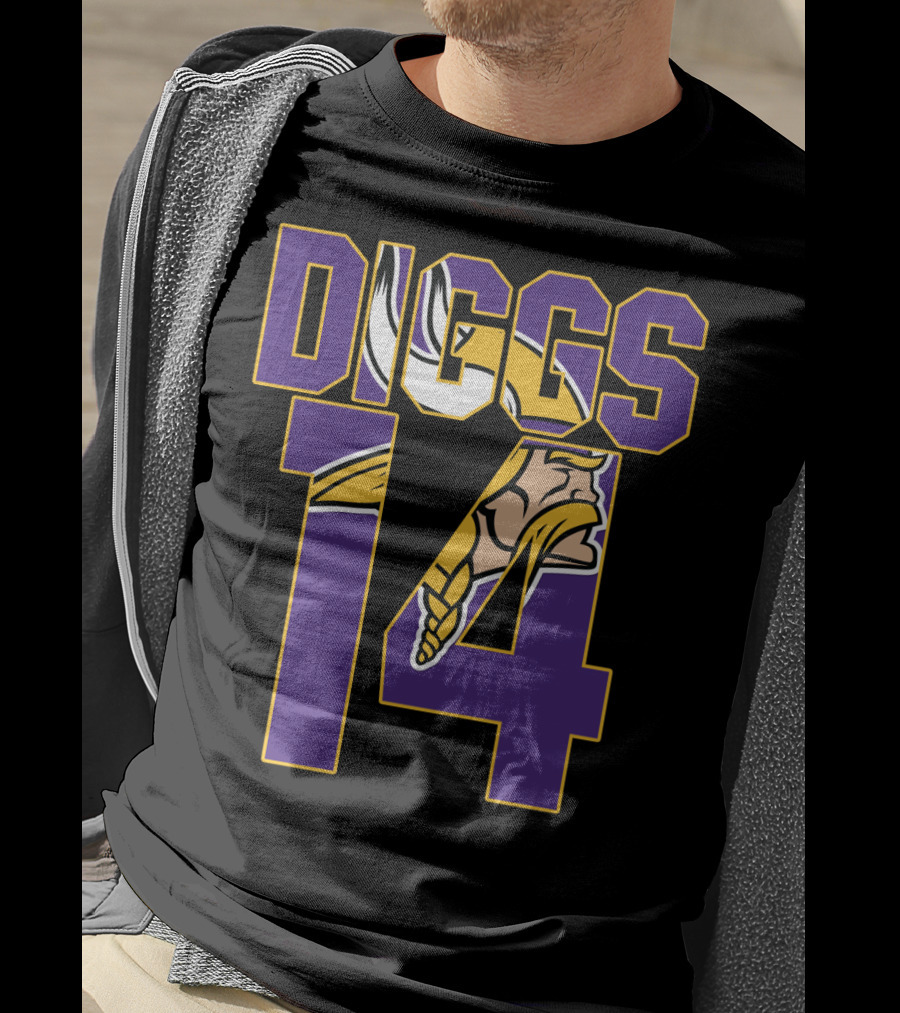Minnesota Vikings Stefon Diggs 14 Jersey T-Shirt