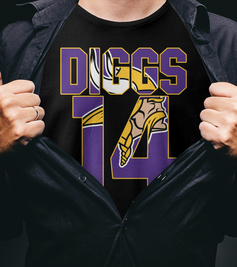Minnesota Vikings Stefon Diggs 14 Jersey T-Shirt