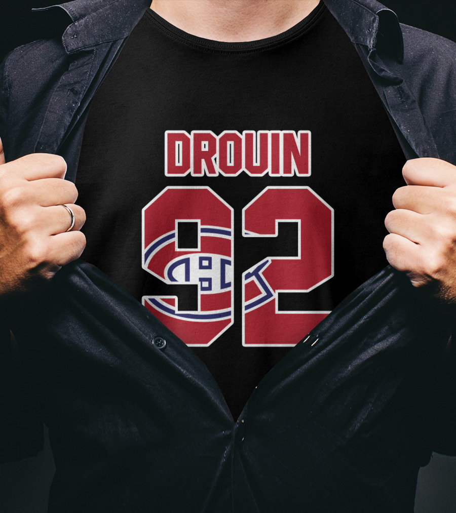 Montreal Canadiens Jonathan Drouin 92 NHL T-Shirt
