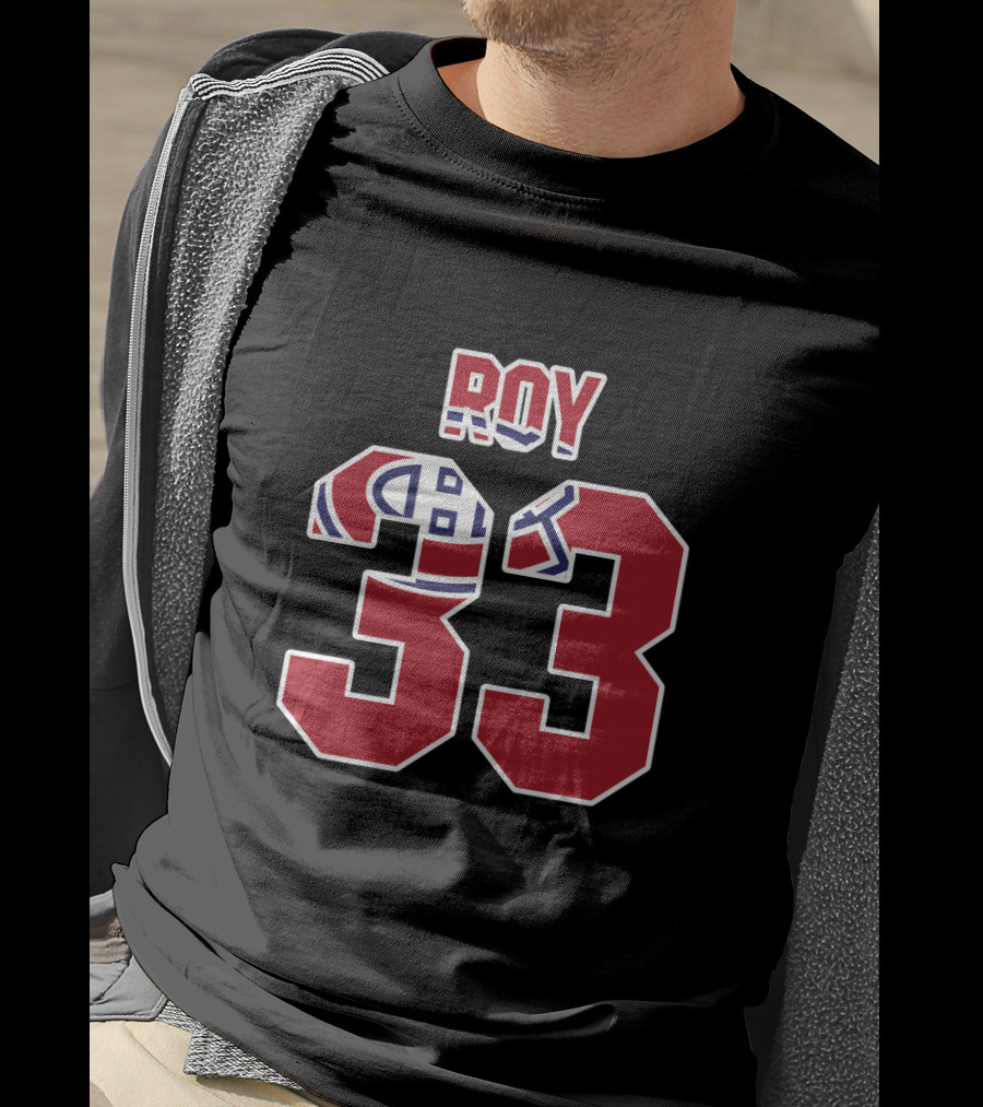 Montreal Canadiens Roy 33 NHL Hockey Fans T-Shirt
