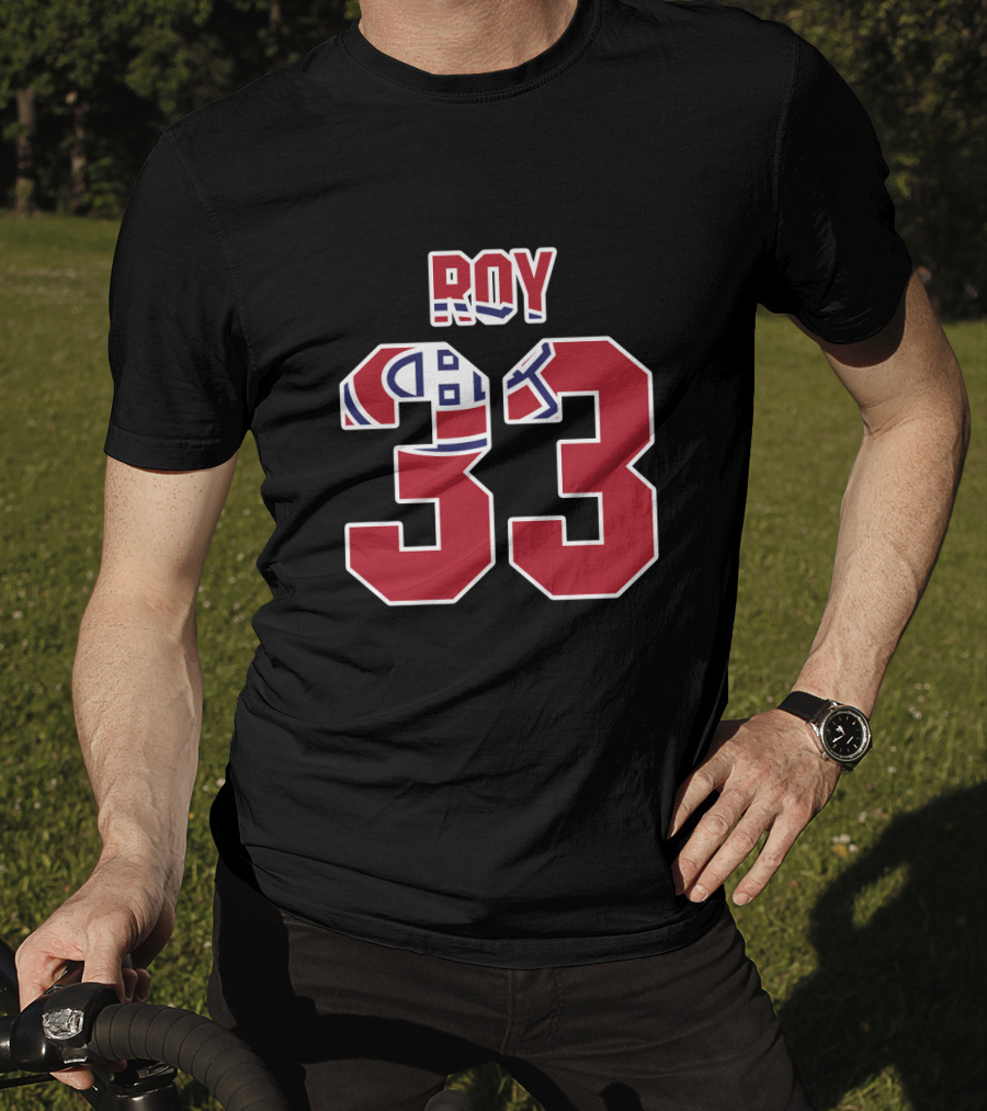 Montreal Canadiens Roy 33 NHL Hockey Fans T-Shirt