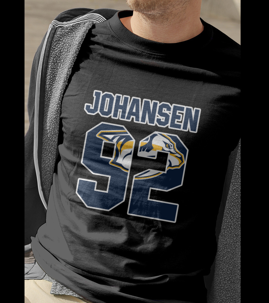 Ryan Johansen 92 Nashville Predators NHL Hockey T-Shirt
