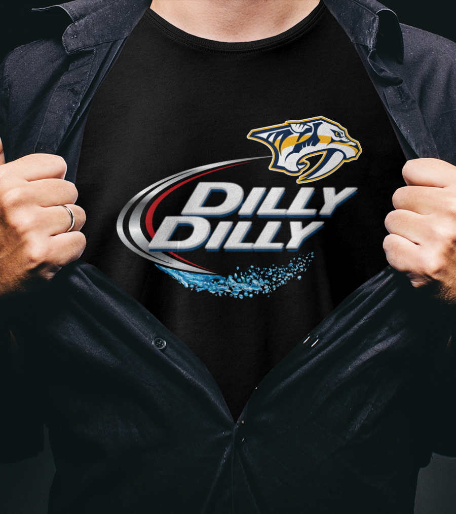 Nashville Predators Dilly Dilly Logo For NHL Fan T-Shirt