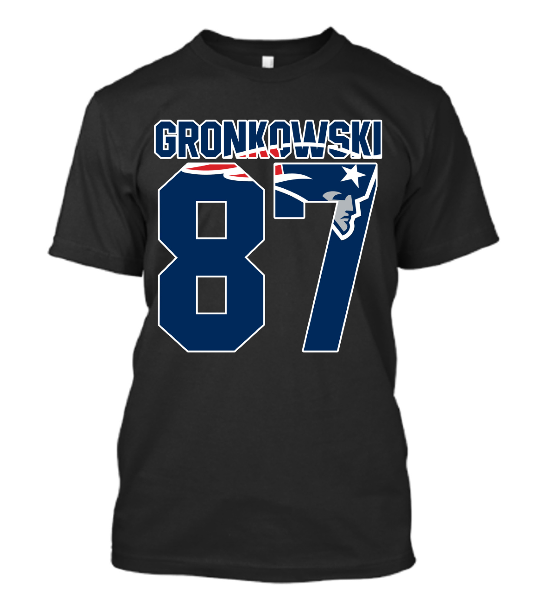 Gronkowski 87 New England Patriots T-Shirt