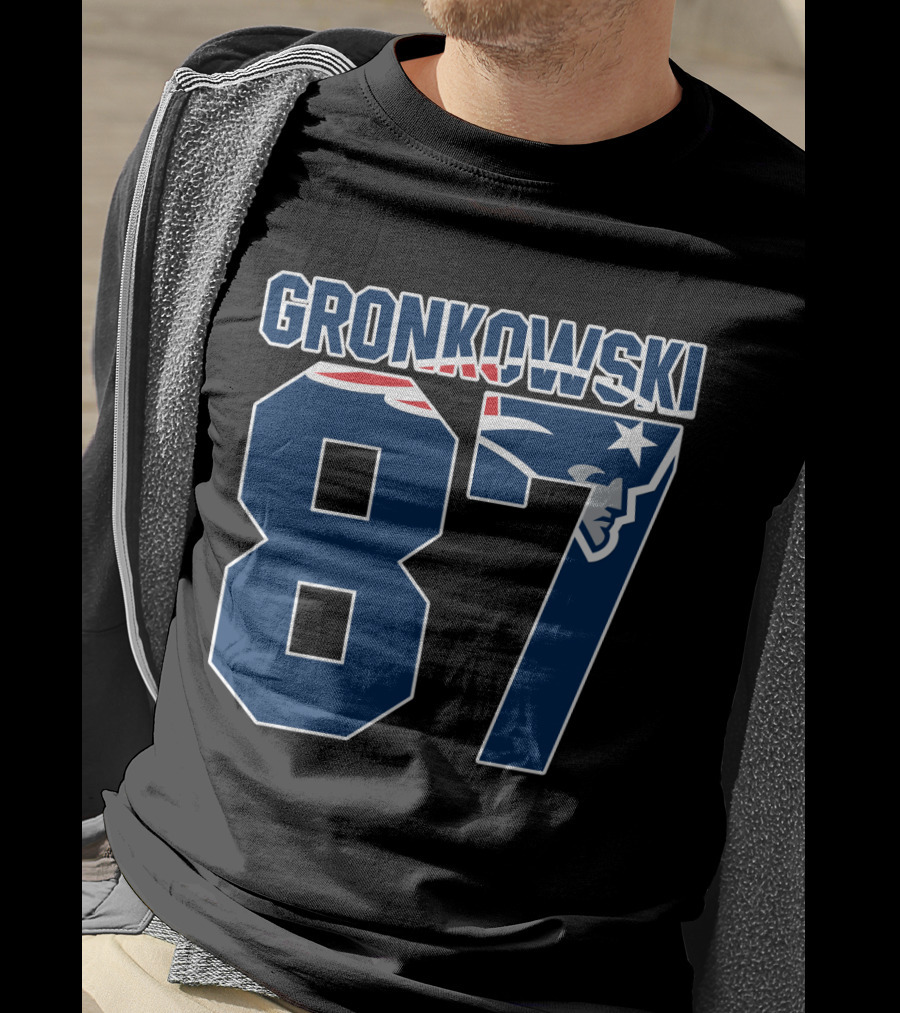 Gronkowski 87 New England Patriots T-Shirt
