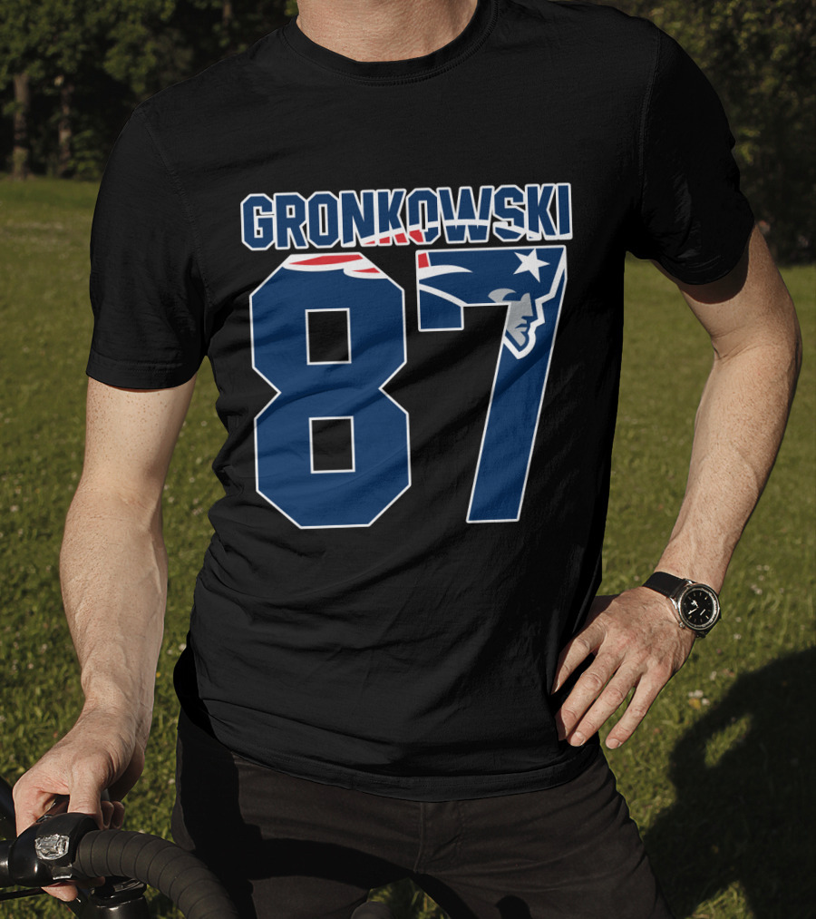 Gronkowski 87 New England Patriots T-Shirt