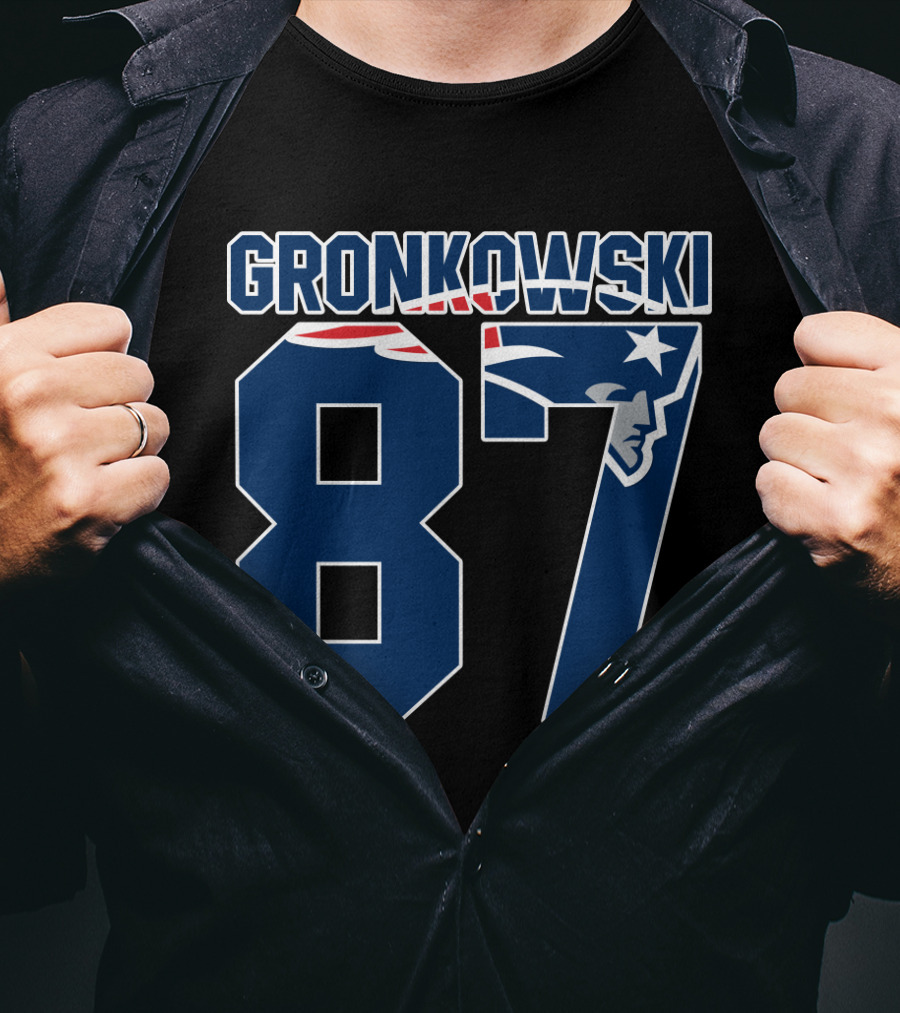 Gronkowski 87 New England Patriots T-Shirt