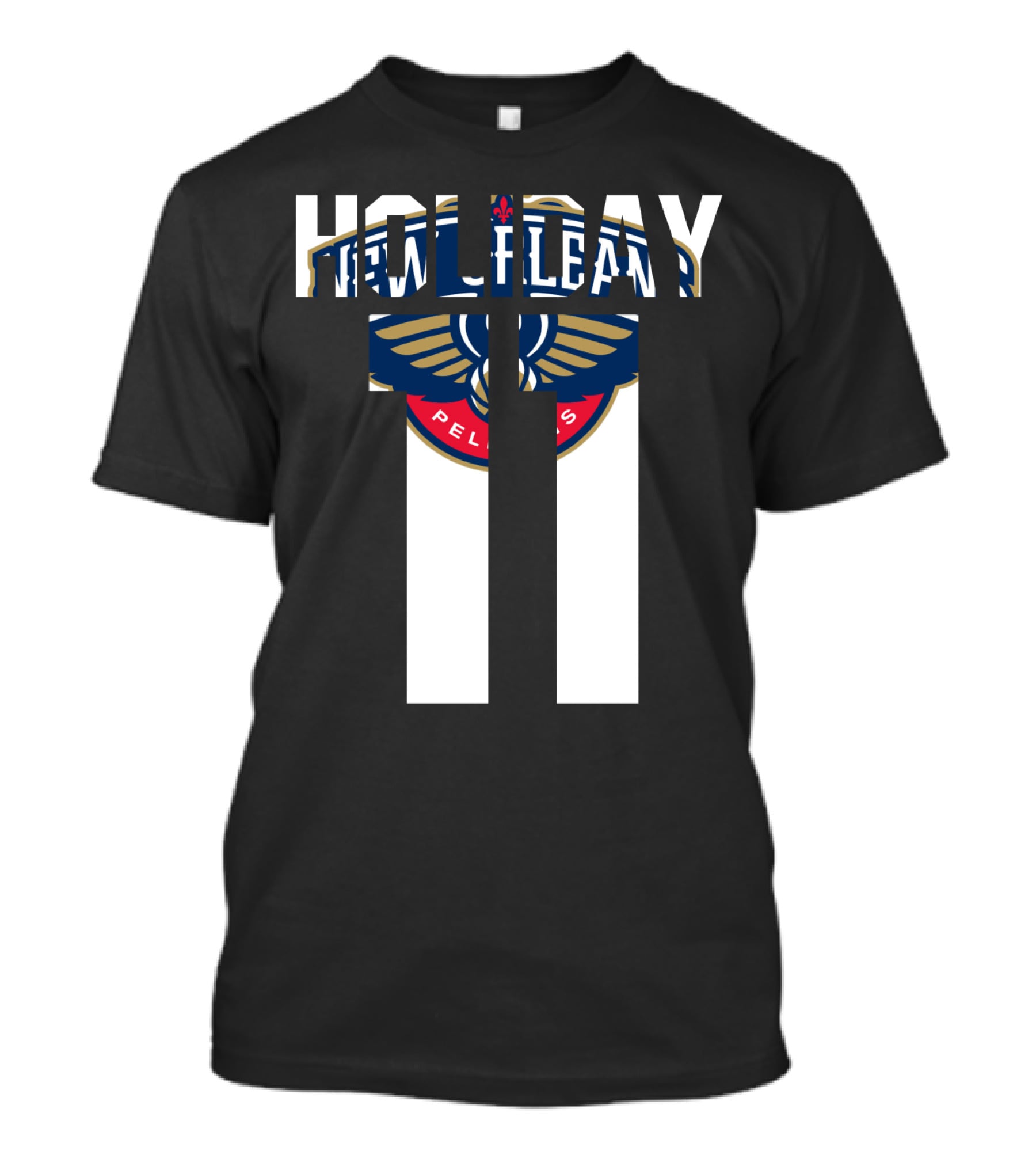 New Orleans Pelicans Holiday 11 Nba Tee Jrue Holiday T-Shirt