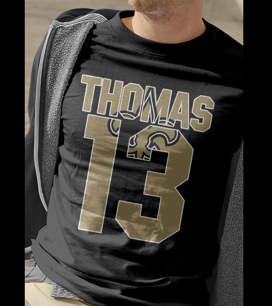 New Orleans Saints Thomas 13 Player Jersey T-Shirt