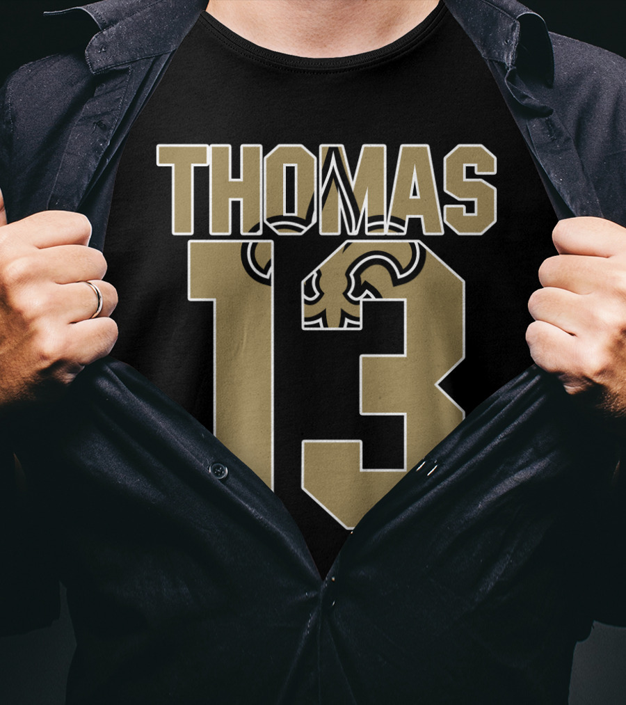 New Orleans Saints Thomas 13 Player Jersey T-Shirt