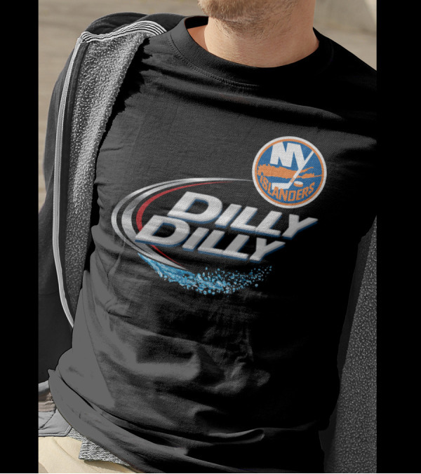 New York Islanders Dilly Dilly NHF Fan Logo Splash T-Shirt