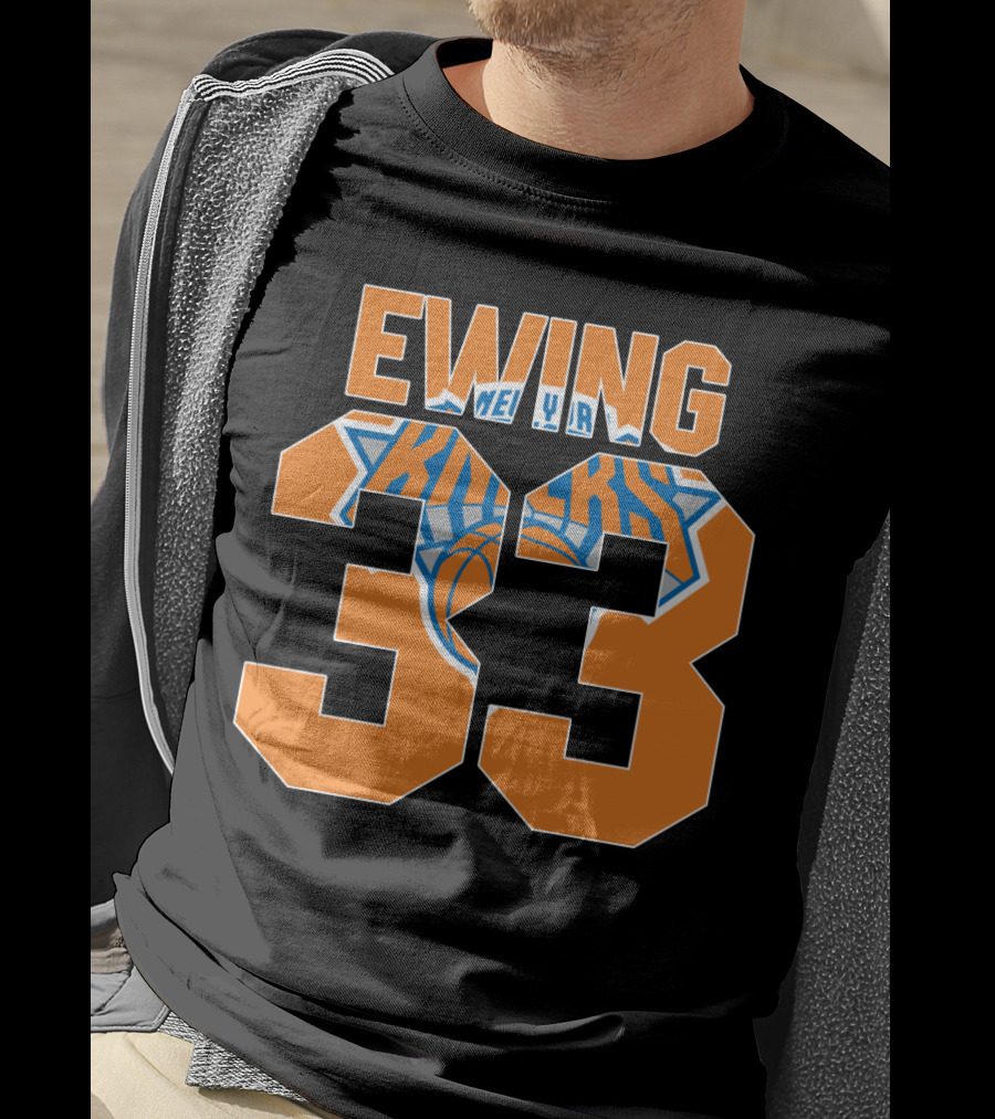 Ewing 33 New York Knicks Patrick Nba T-Shirt