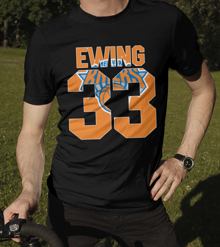 Ewing 33 New York Knicks Patrick Nba T-Shirt