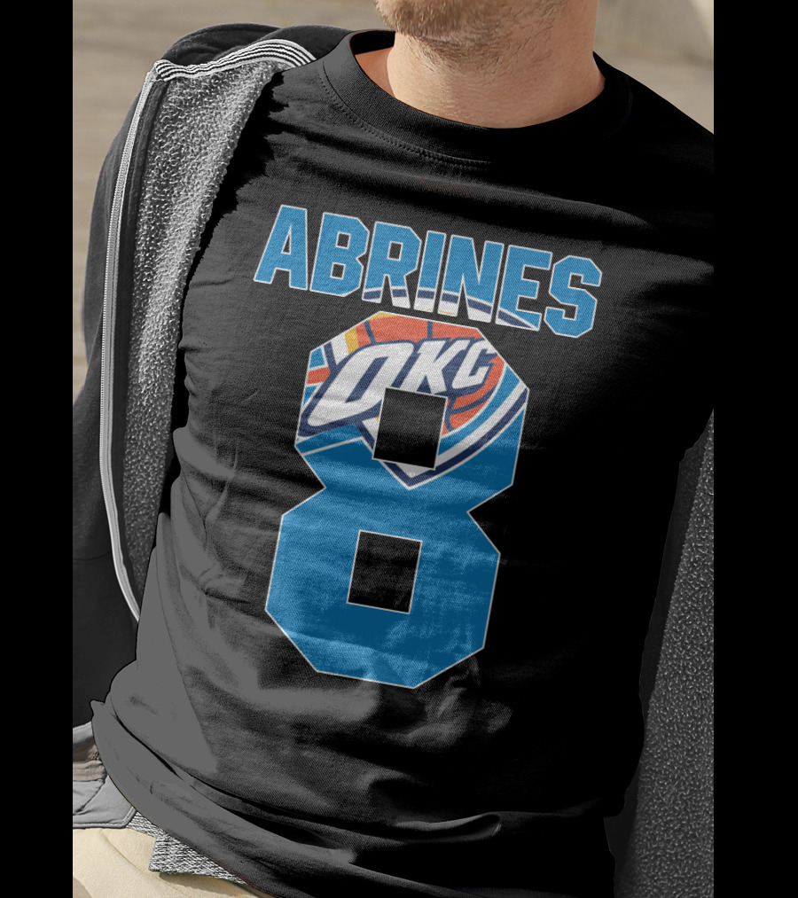 Oklahoma City Thunder Abrines 8 Okc Basketball Nba T-Shirt
