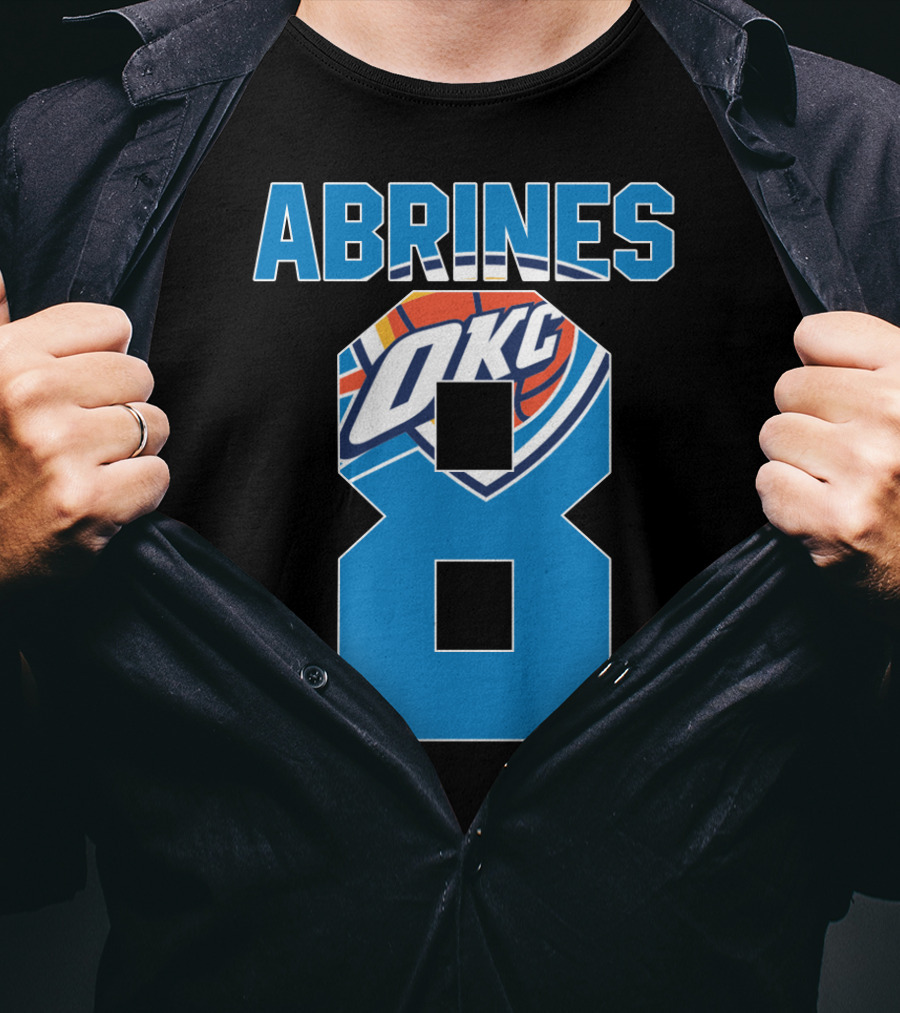 Oklahoma City Thunder Abrines 8 Okc Basketball Nba T-Shirt