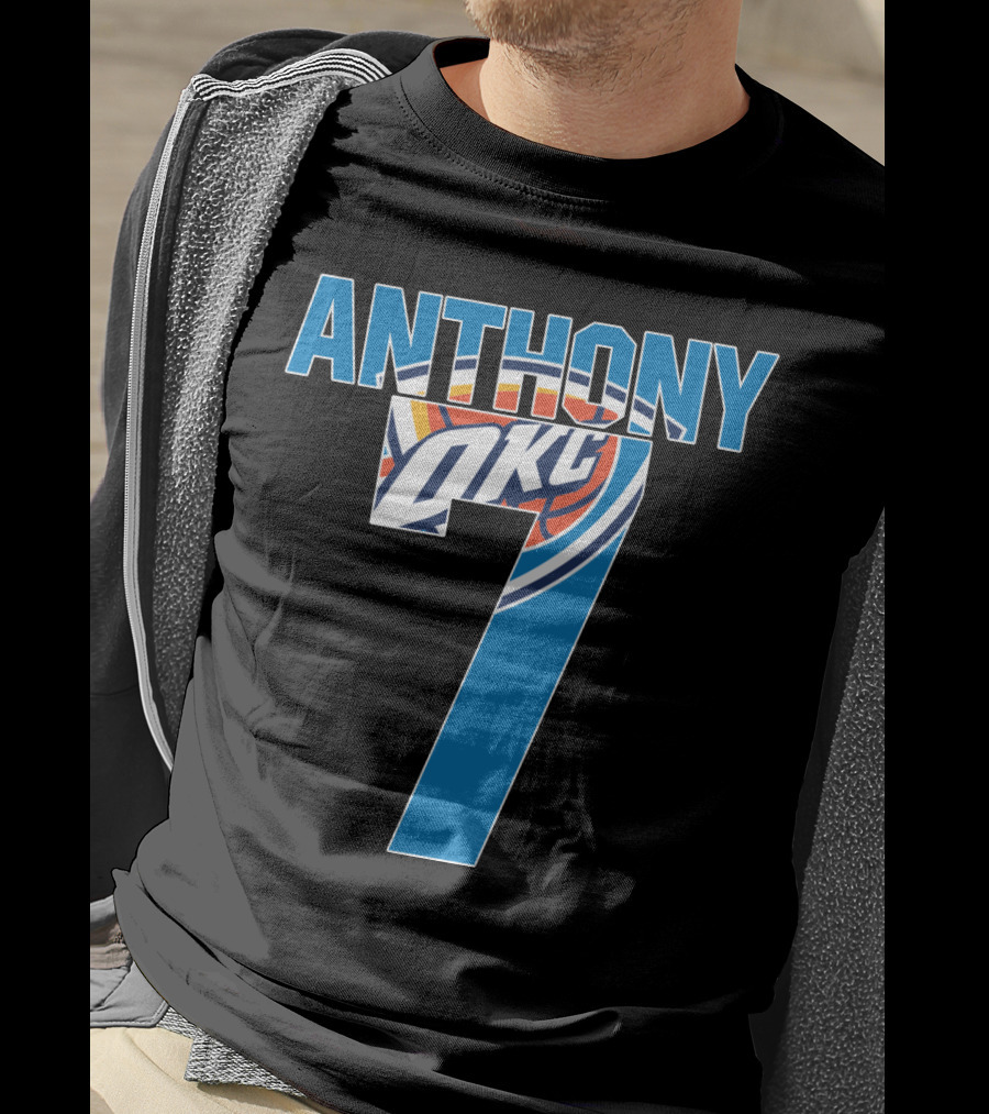 Oklahoma City Thunder Carmelo Anthony 7 Nba Okc T-Shirt