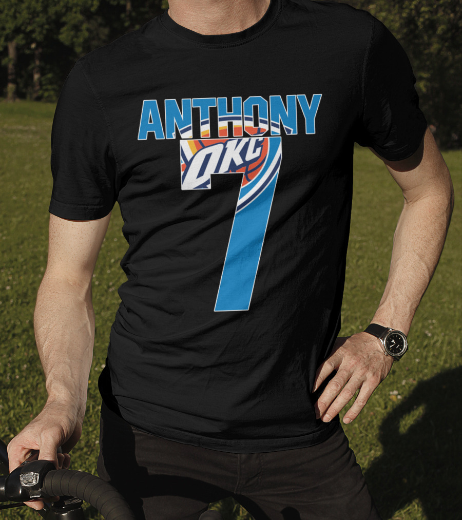 Oklahoma City Thunder Carmelo Anthony 7 Nba Okc T-Shirt