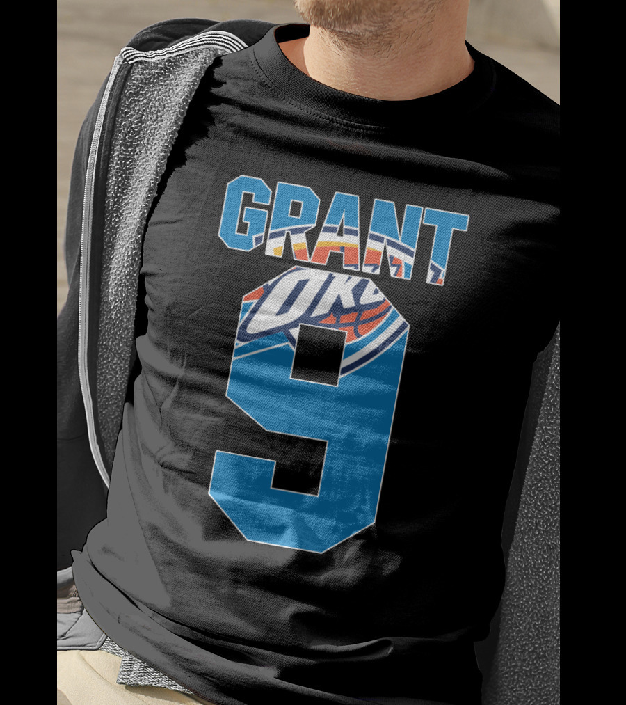 Oklahoma City Thunder Jerami Grant 9 Nba T-Shirt
