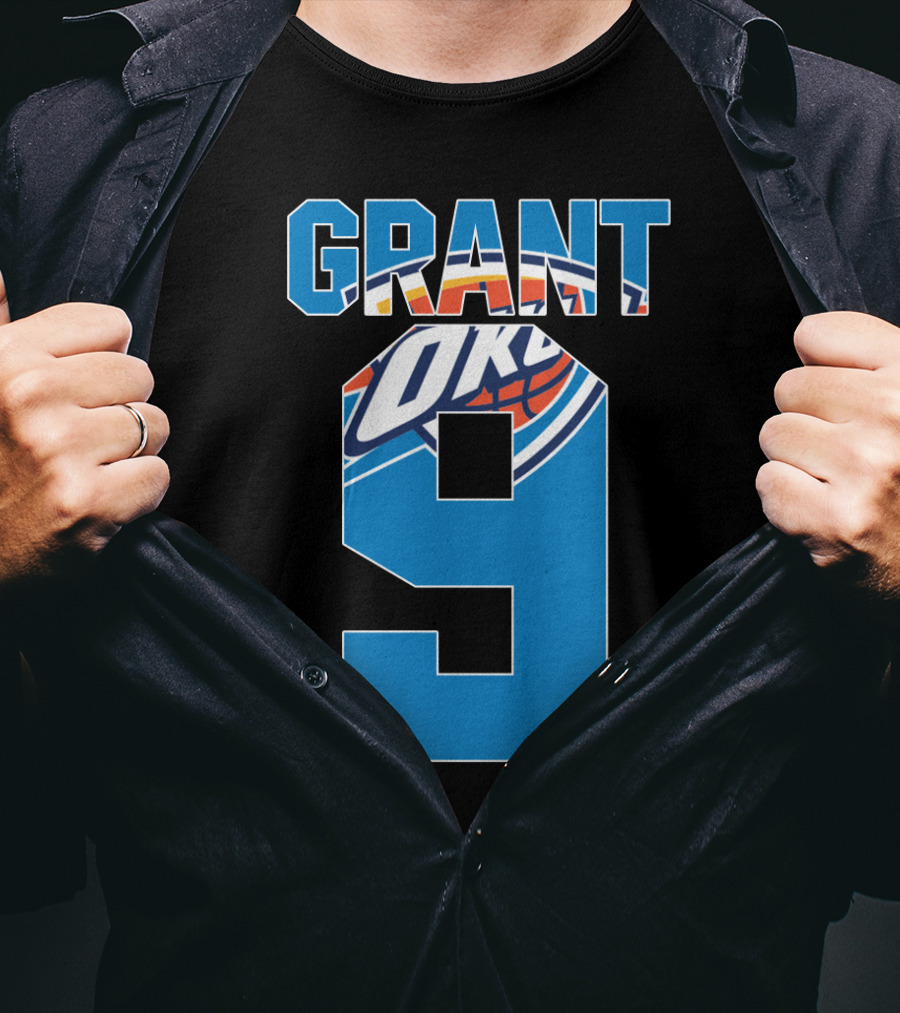 Oklahoma City Thunder Jerami Grant 9 Nba T-Shirt