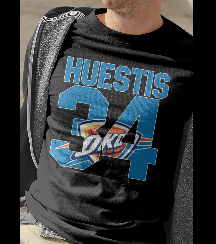 Huestis 34 Okc Oklahoma City Thunder Nba T-Shirt