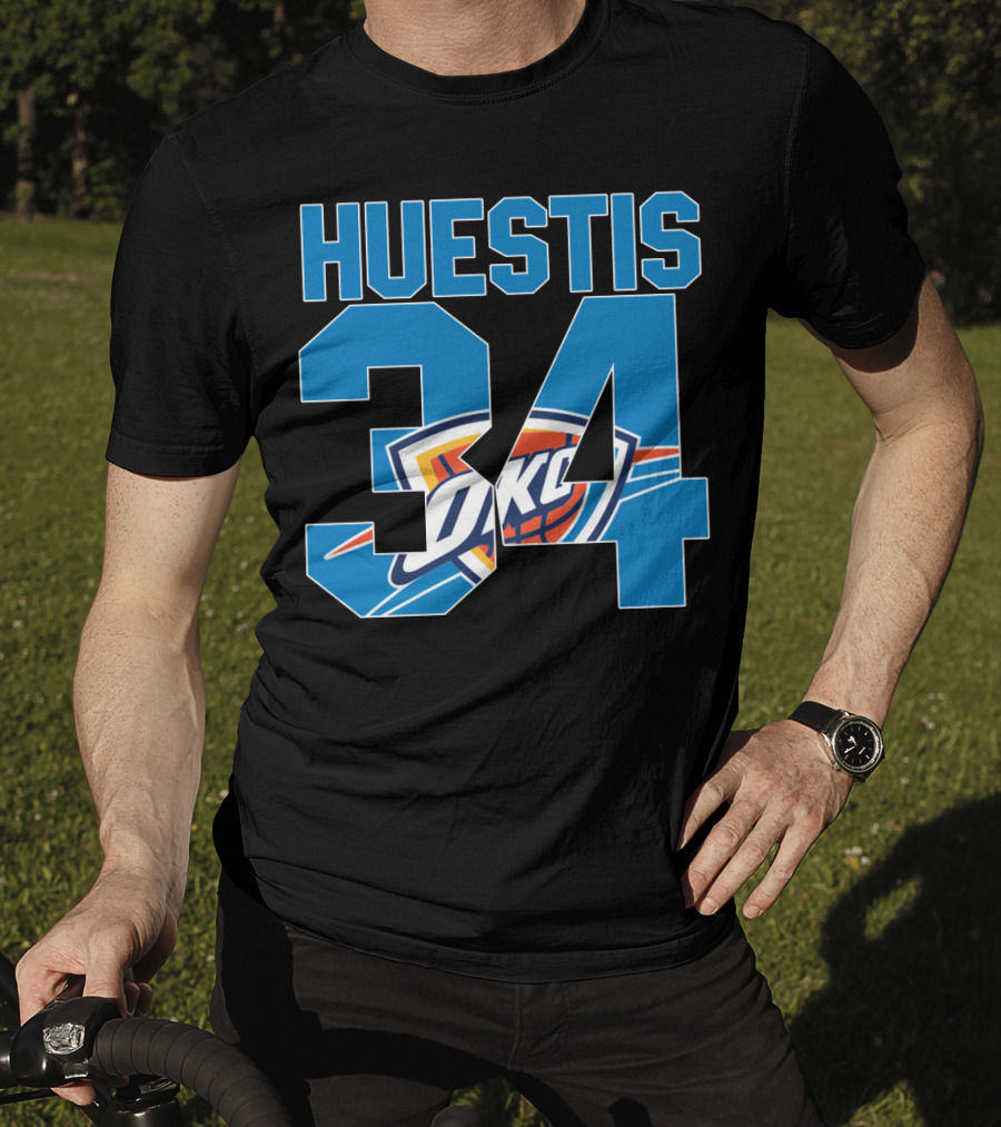 Huestis 34 Okc Oklahoma City Thunder Nba T-Shirt