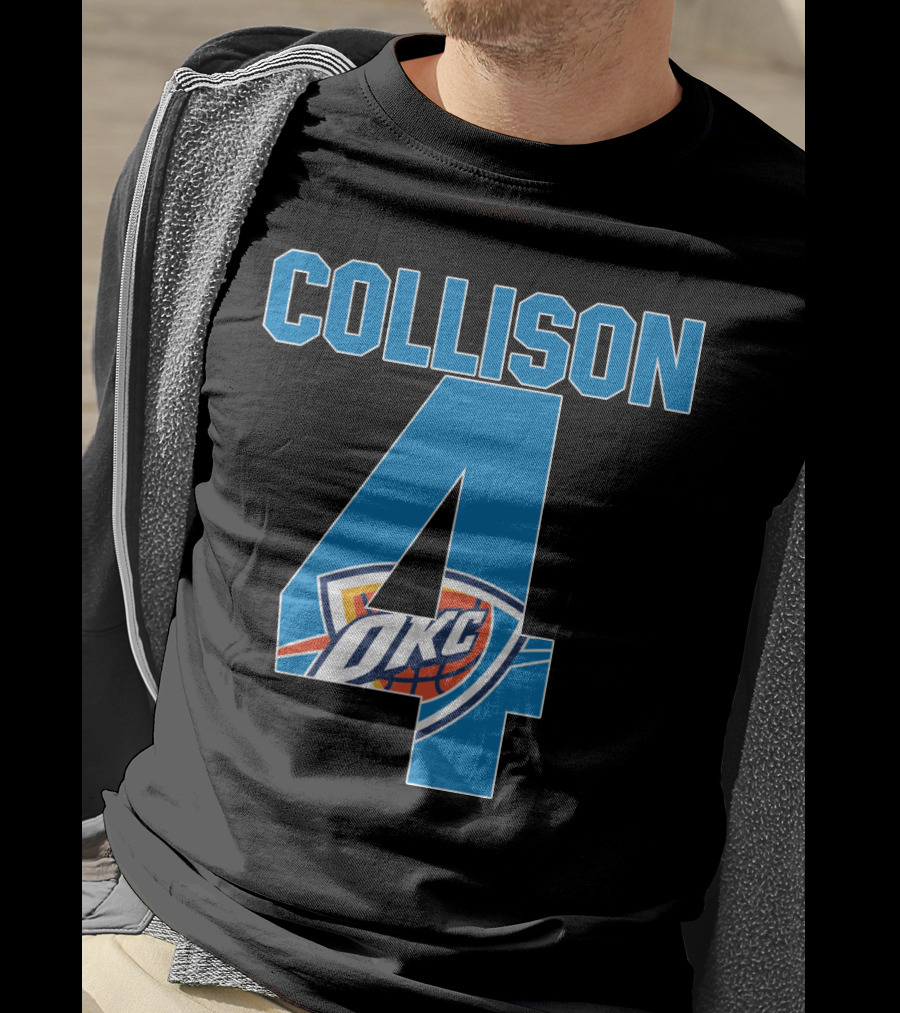 Collison 4 Okc Thunder Nba T-Shirt