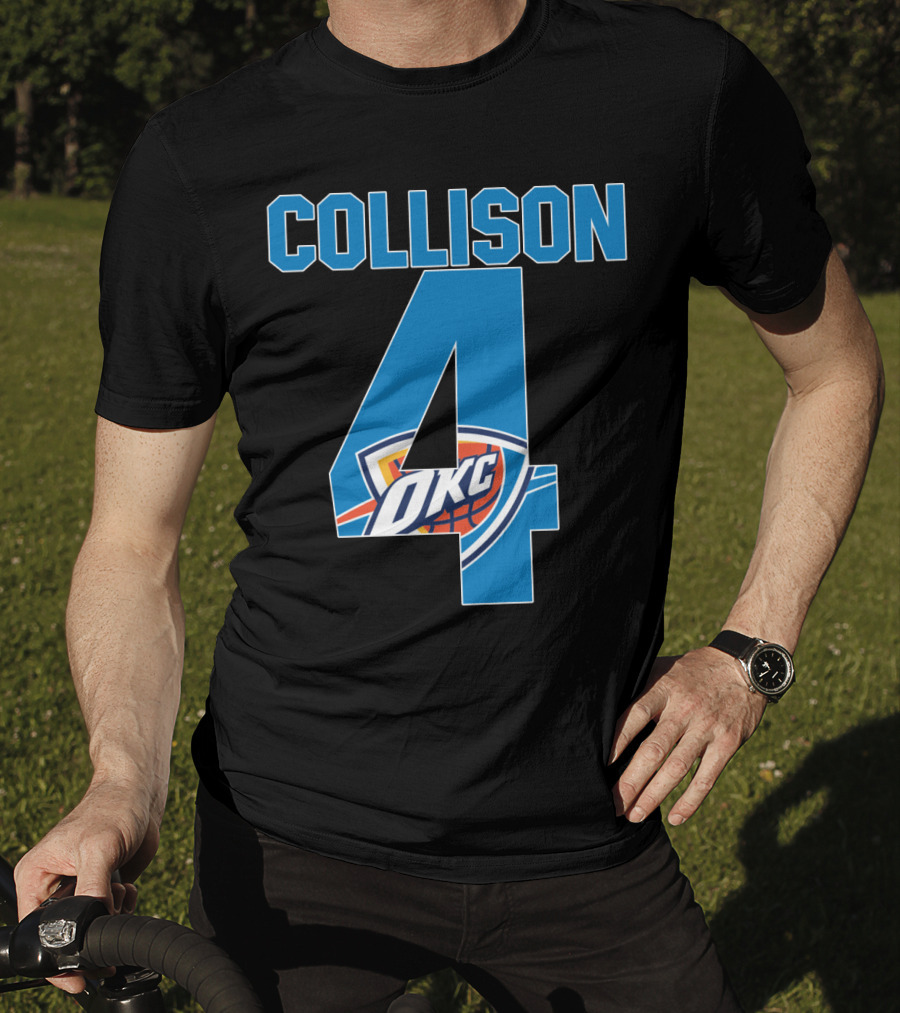 Collison 4 Okc Thunder Nba T-Shirt