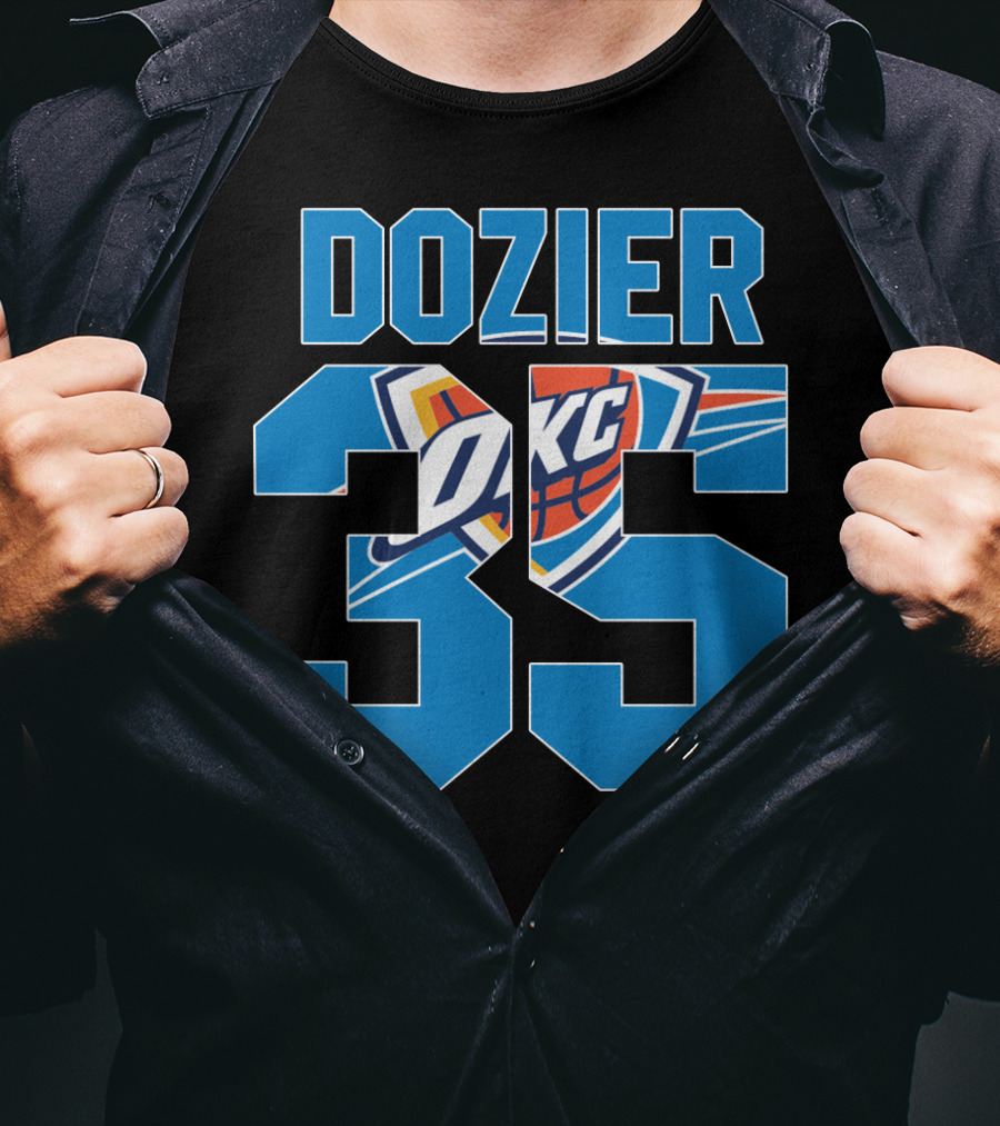 Oklahoma City Thunder Dozier 35 Nba T-Shirt