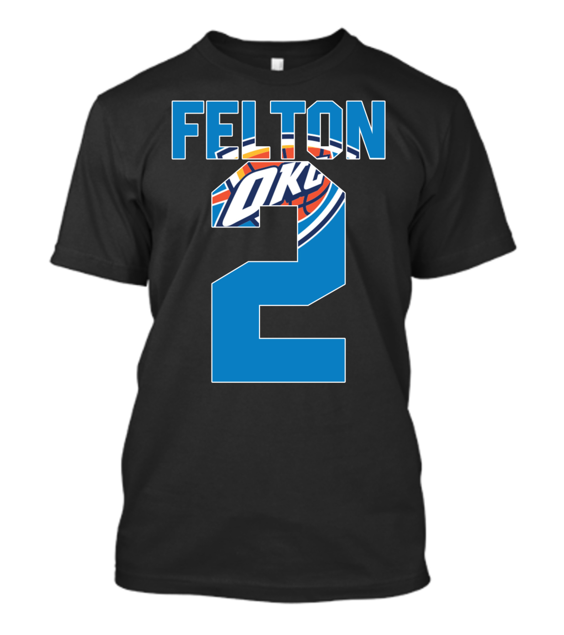 Oklahoma City Thunder Raymond Felton 2 Nba Okc Basketball T-Shirt